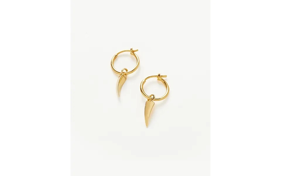 Mini Claw Charm Hoop Earrings