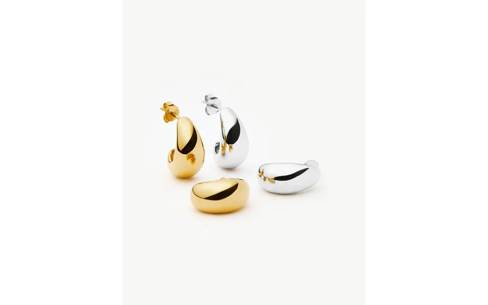 Savi Dome Mini Hoop Earring Set Mixed Metal