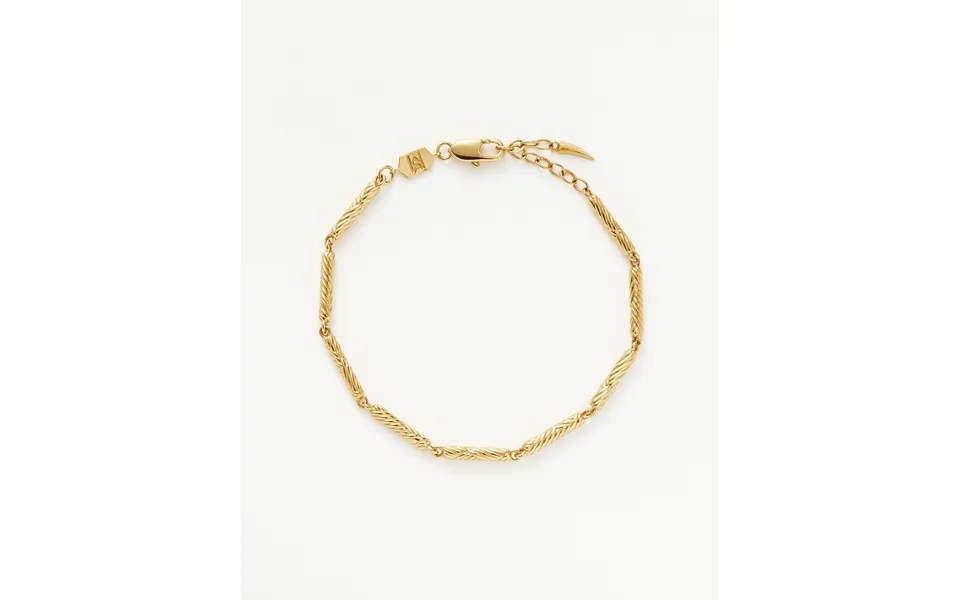 Wavy Ridge Chain Bracelet