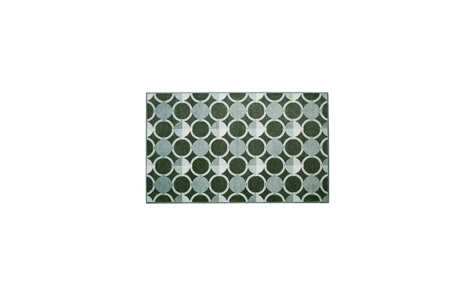 Dula Dark Sage Green Washable Rug