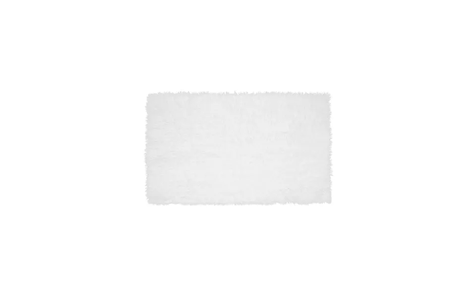 White Washable Shag Rug
