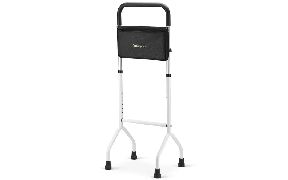 300lbs Capacity Adjustable Standing Cane With Pouch