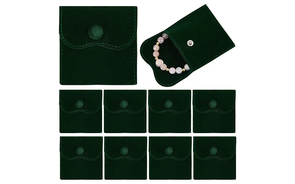10pcs Velvet Jewelry Pouches