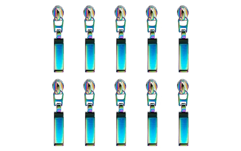 14pcs Rectangle 5 Zinc Alloy Replacement Zipper Sliders