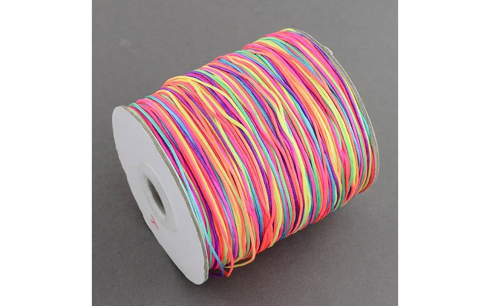 1mm Chinese Knot Macrame Rattail Jewelry Thread Round Nylon Cords