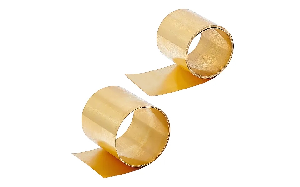 2 Rolls 2 Styles Brass Sheets