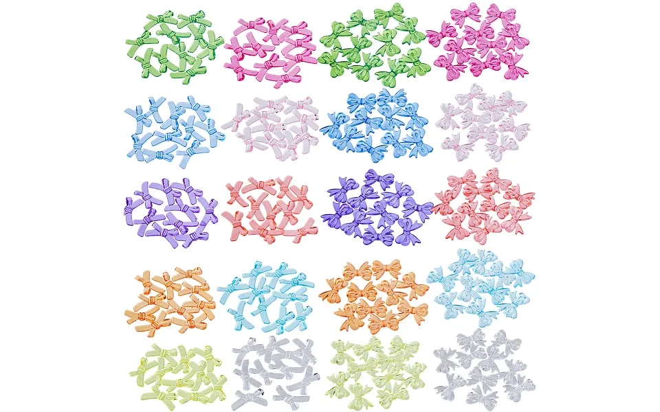 20 Styles Transparent Acrylic Beads