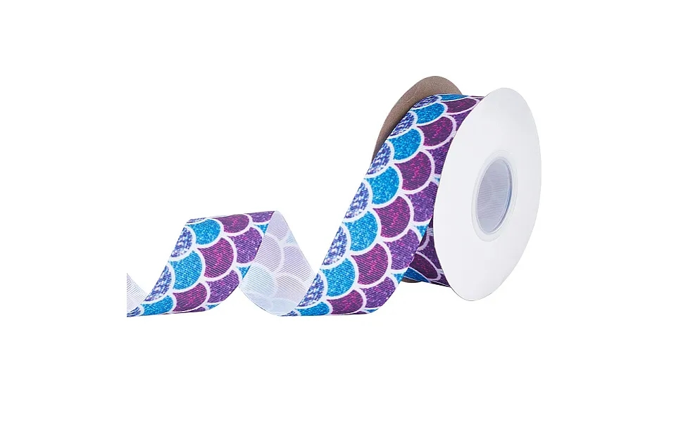 20 Yards Flat Printed Polyester Grosgrain Ribbon