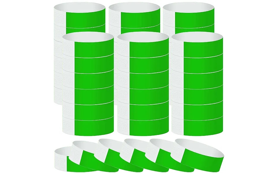 200pcs Synthetic Paper Disposable Wristbands