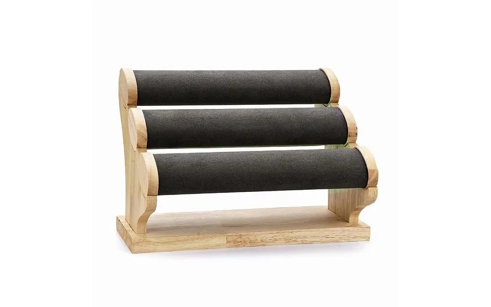 3-tier Microfiber Cloth Bar Bracelet Holder Stand