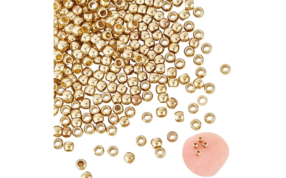 300pcs 316 Surgical Stainless Steel Crimp Beads