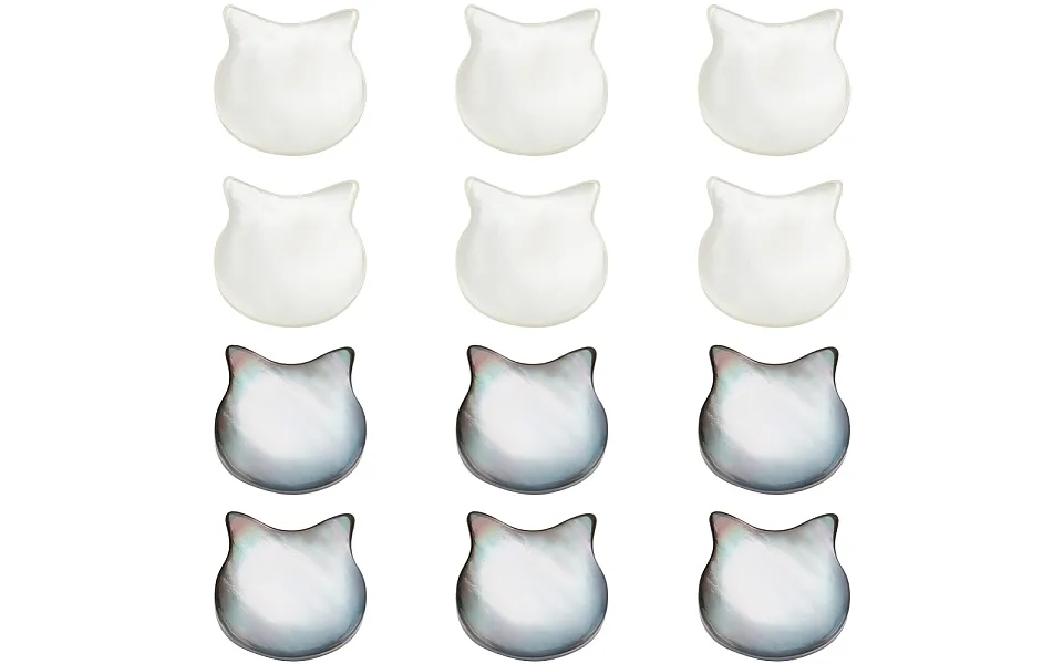 30pcs 2 Styles Natural Mixed Shell Beads