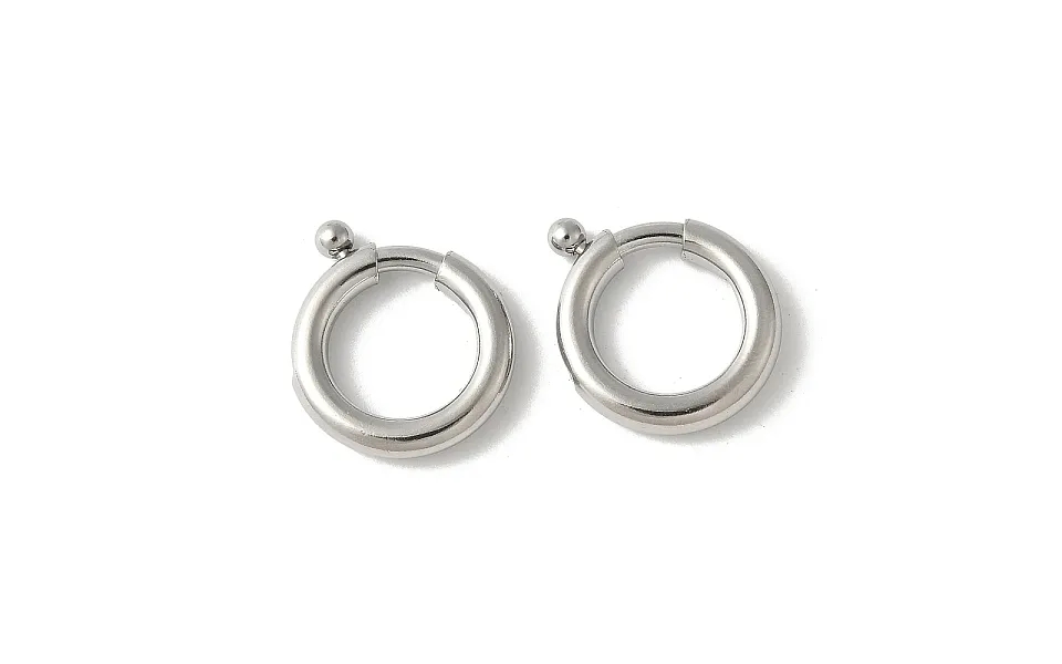 316 Surgical Stainless Steel Spring Gate Rings