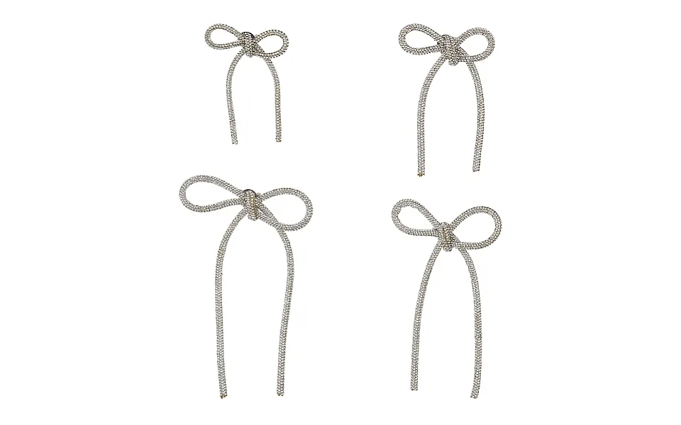 4 Styles Rhinestone With Platinum Iron Brooches For Backpack Clothes