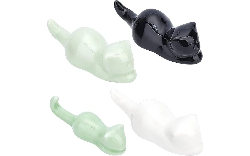 4pcs 4 Style Porcelain Chinese Writing Brush Holder