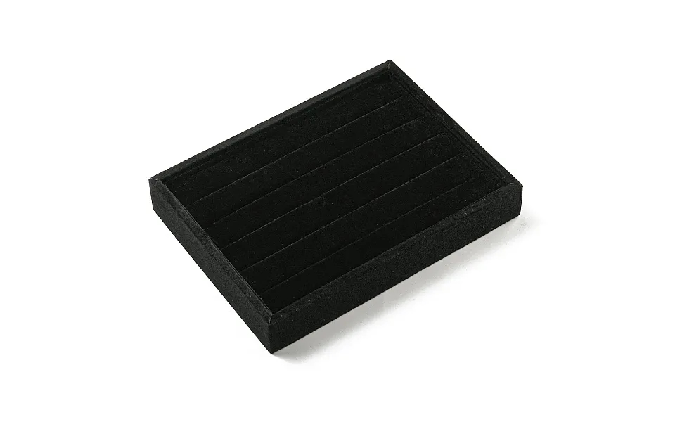 5-slot Velvet Ring Display Storage Boxes