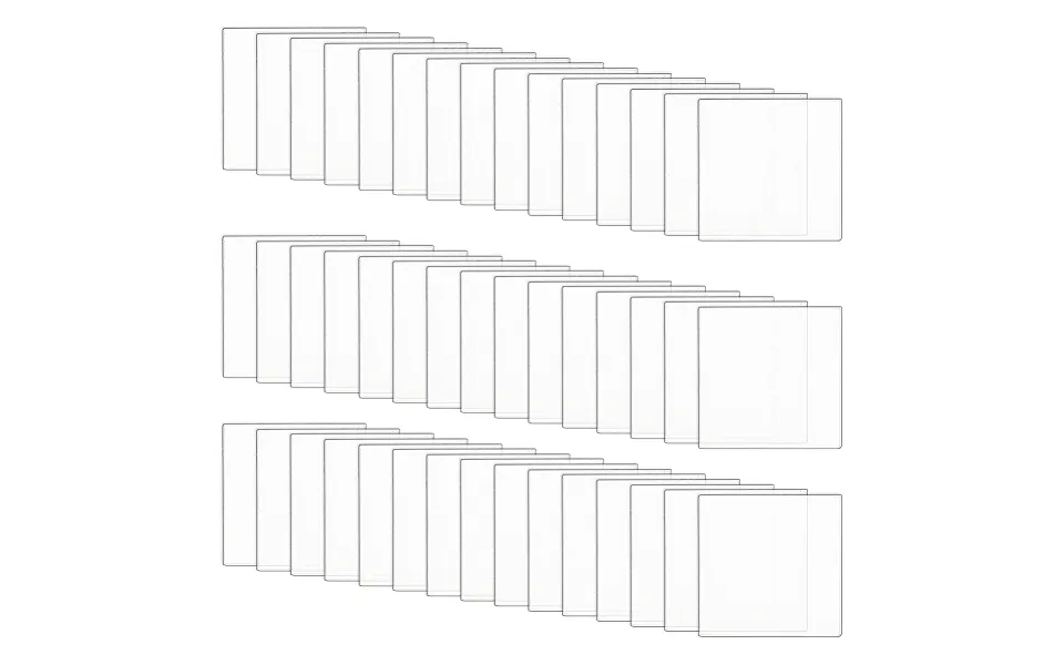 50pcs Transparent Acrylic Action Figure Display Bases