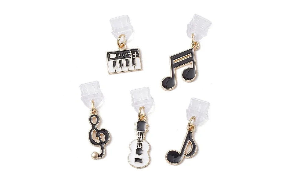 5pcs Alloy And Pvc Dustproof Plug