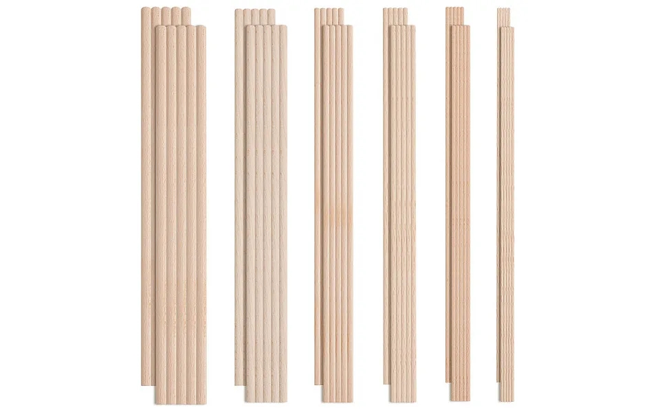 6 Styles Beech Wood Sticks