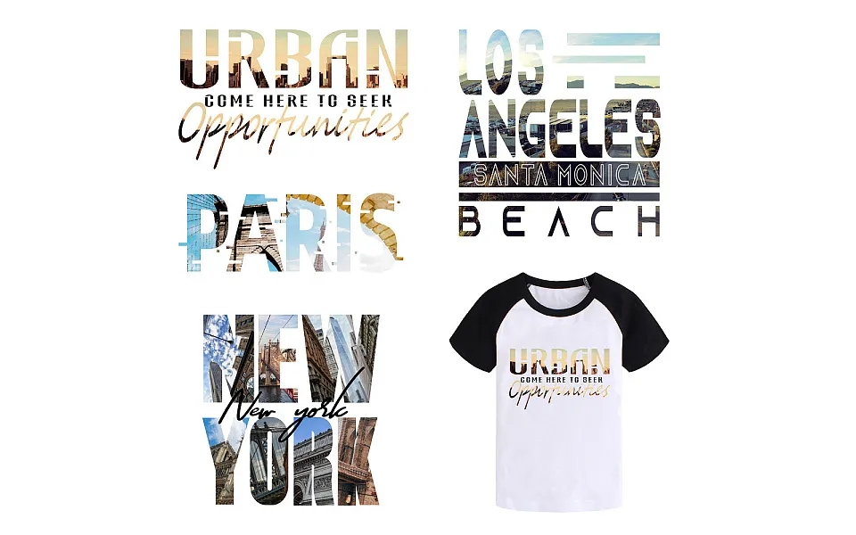 6 Styles Pet Film With Hot Melt Adhesive Heat Transfer Film