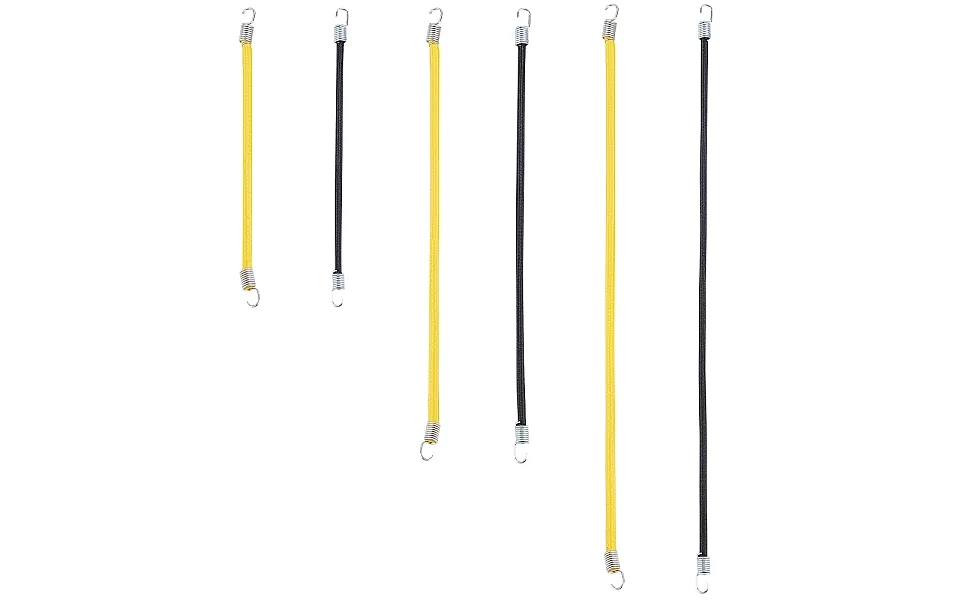 6pcs 3 Size Rubber Cord