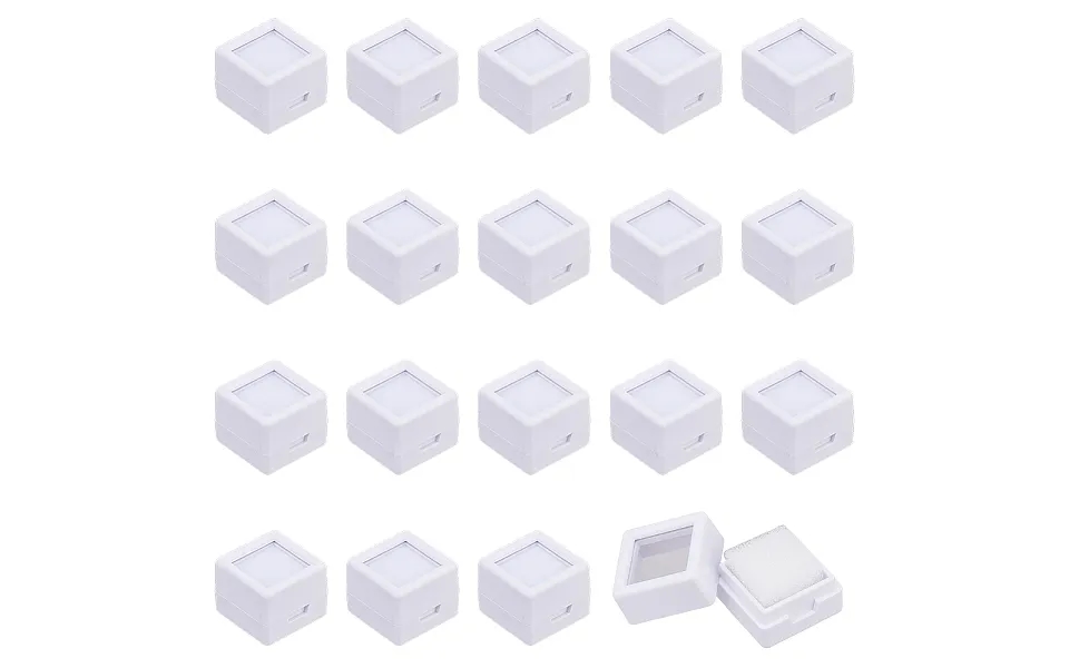 Acrylic Square Loose Diamond Box With Visible Window