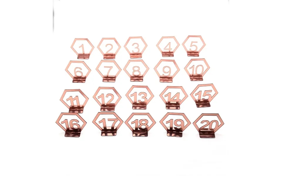 Acrylic Table Numbers Cards