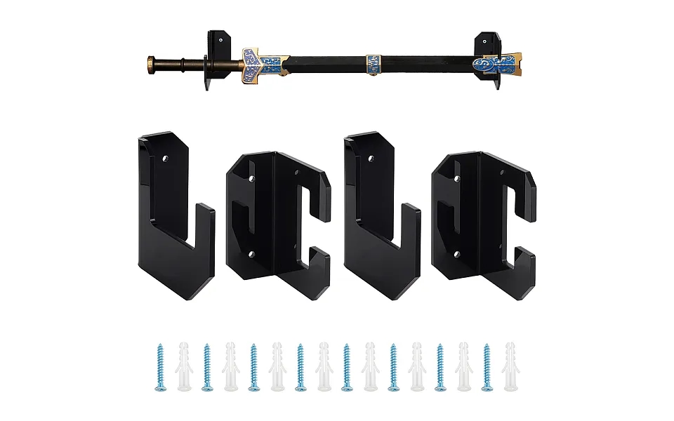 Acrylic Wall Mounted Sword Display Stands