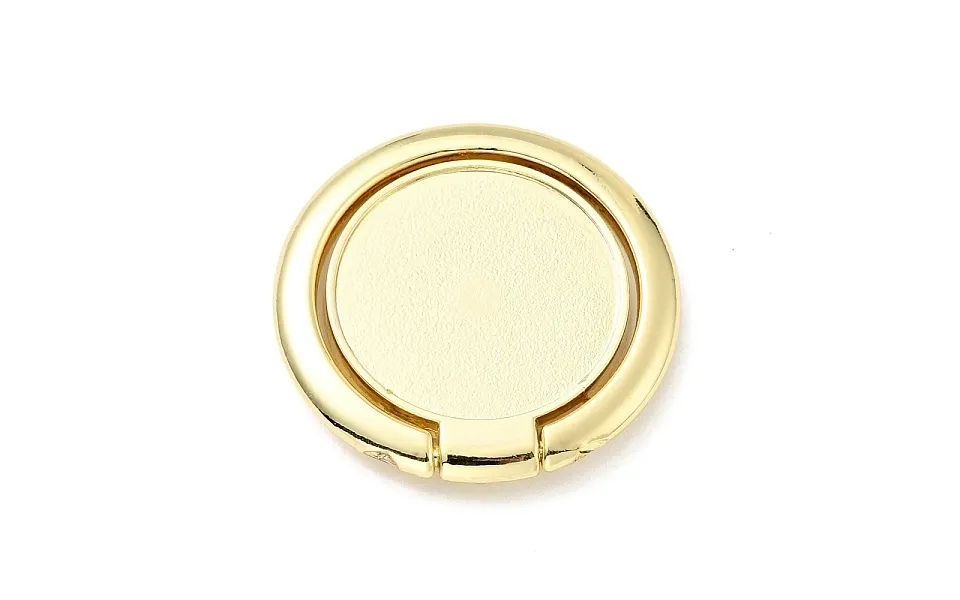 Alloy Flat Round Cell Phone Holder Stand