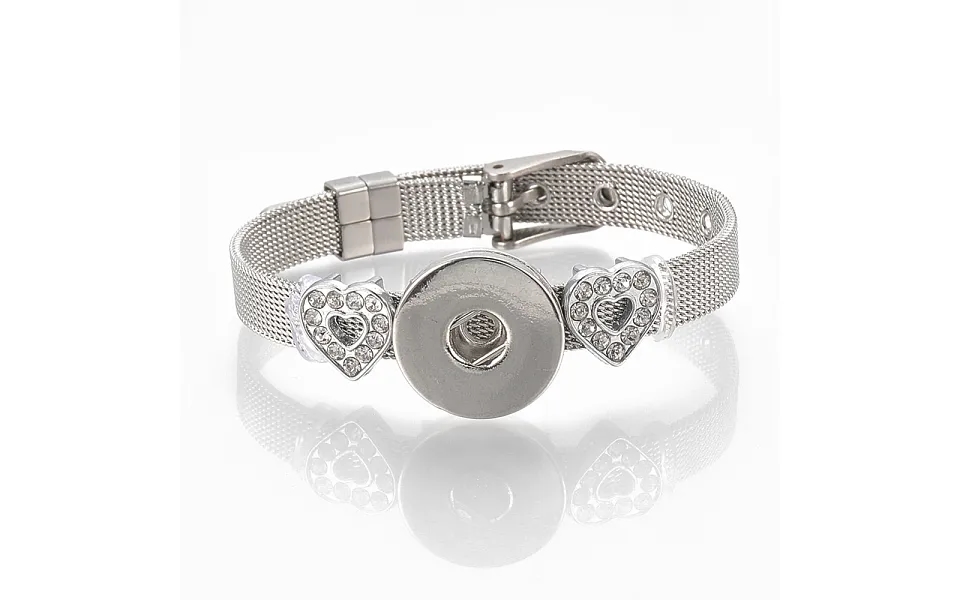 Alloy Rhinestone Snap Cord Bracelet Making