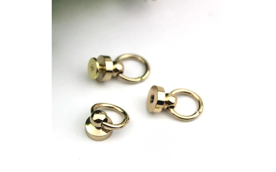 Alloy Round Head Screwback Button