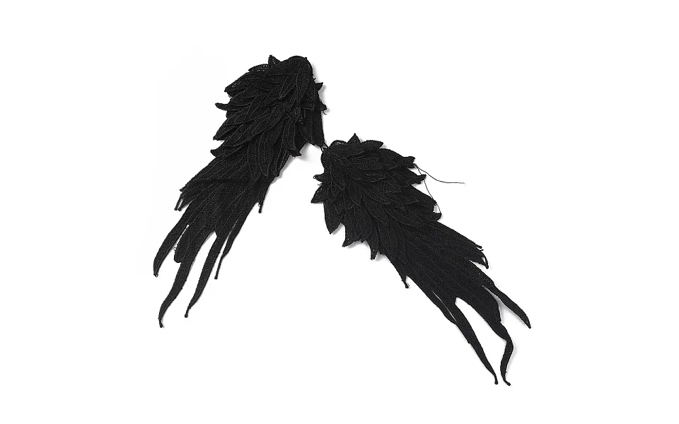 Angel Wing Polyester Embroidery Lace Appliques
