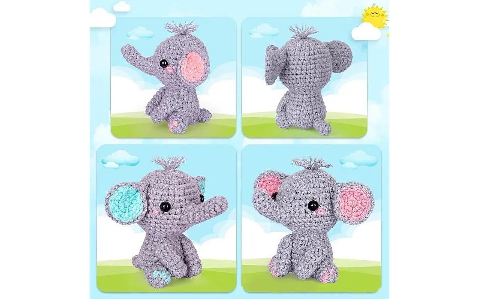 Animal Display Decoration Diy Knitting Kits For Beginners