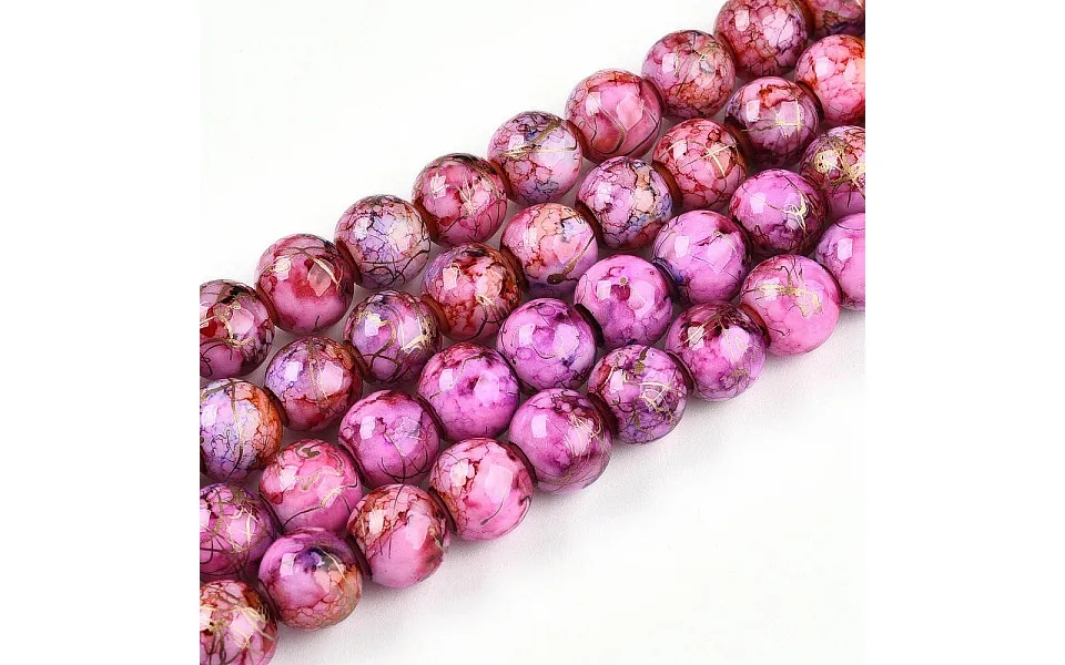 Baking Painted Glass Beads Strands