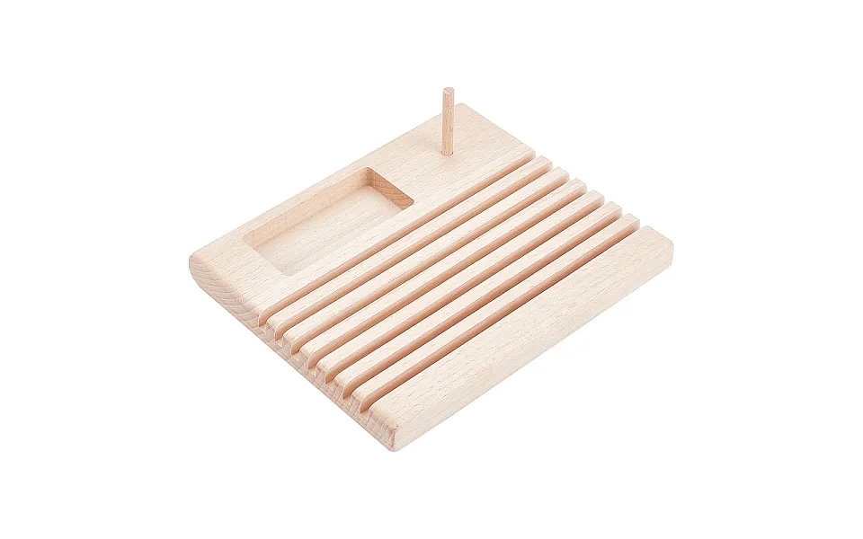 Beech Wood Sewing Embroidery Thread And Drawing Ruler Stand