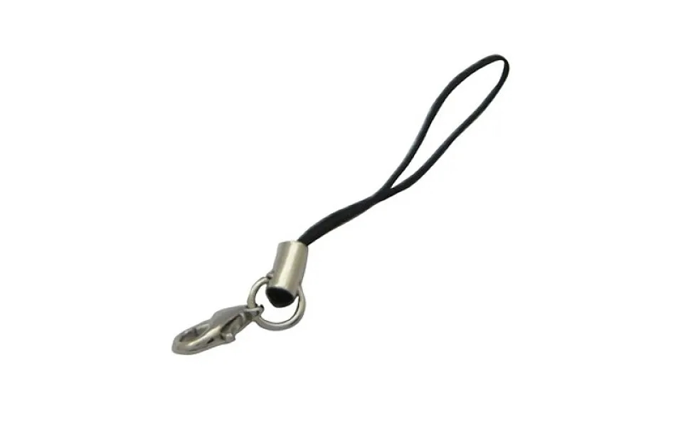 Black Diy Cord Loop Mobile Straps