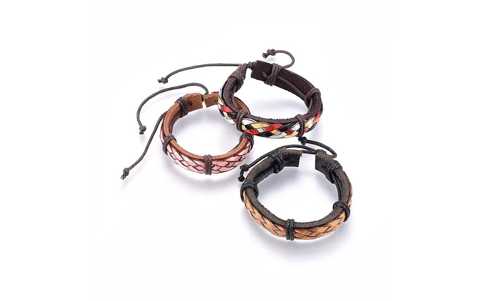 Braided Leather Cord Bracelets