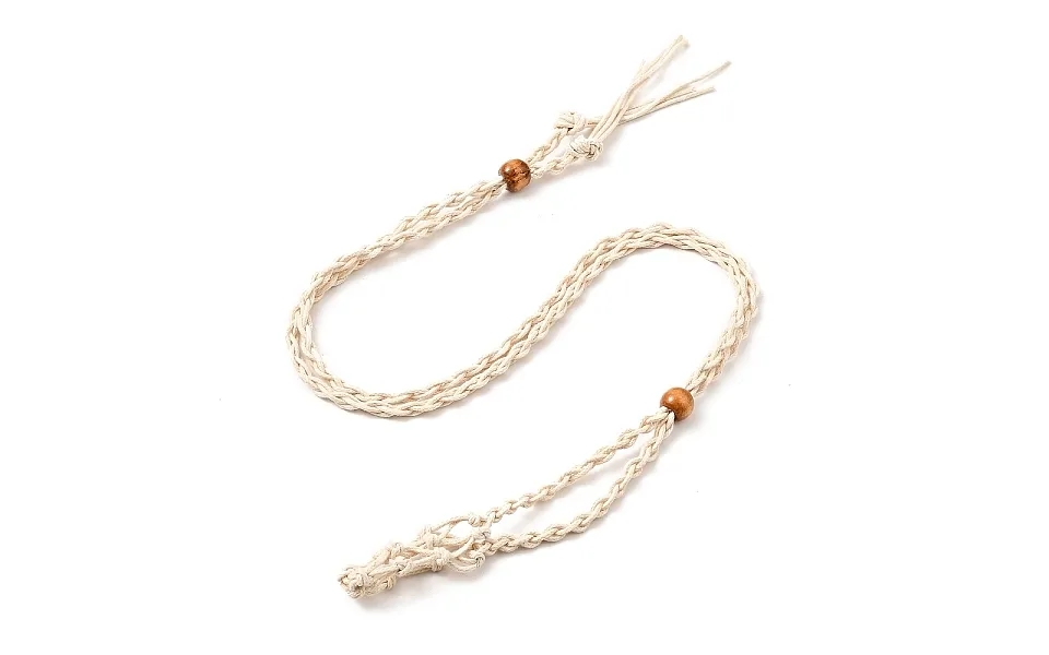 Braided Wax Rope Cord Macrame Pouch Necklace Making