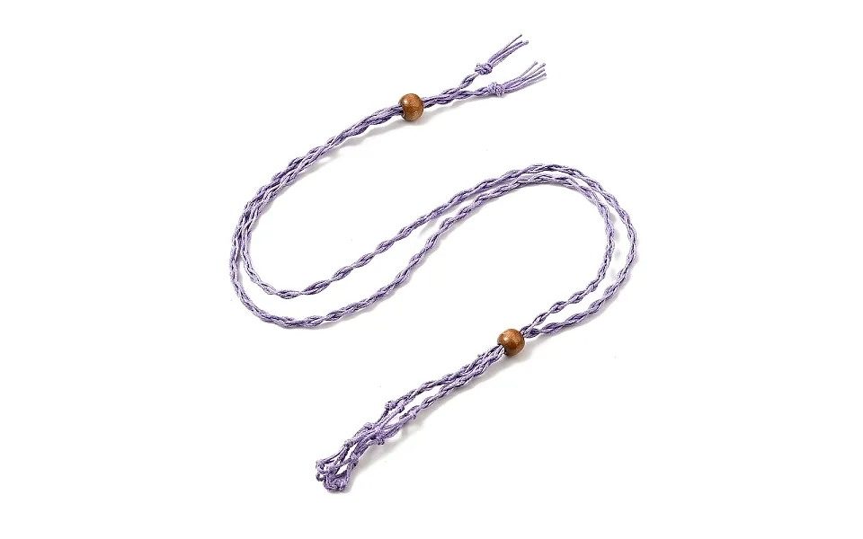 Braided Wax Rope Cord Macrame Pouch Necklace Making