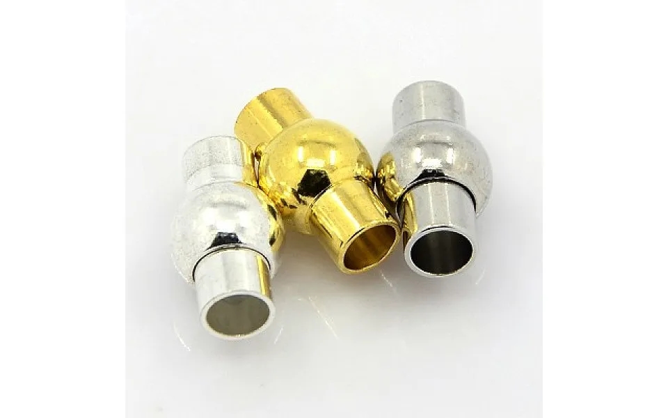 Brass Magnetic Clasps With Glue-in Ends