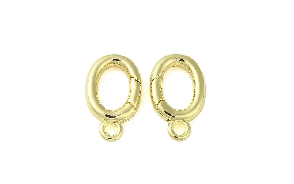 Brass Spring Gate Rings