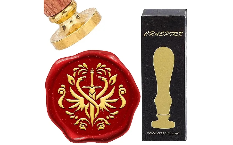 Brass Wax Seal Stamp With Wood Handle