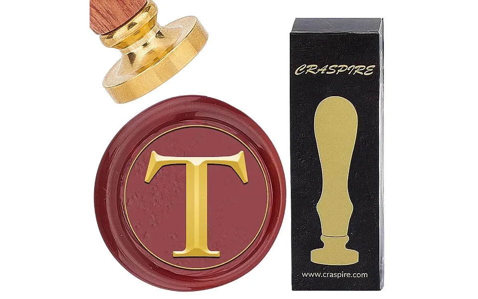 Brass Wax Seal Stamp With Wood Handle