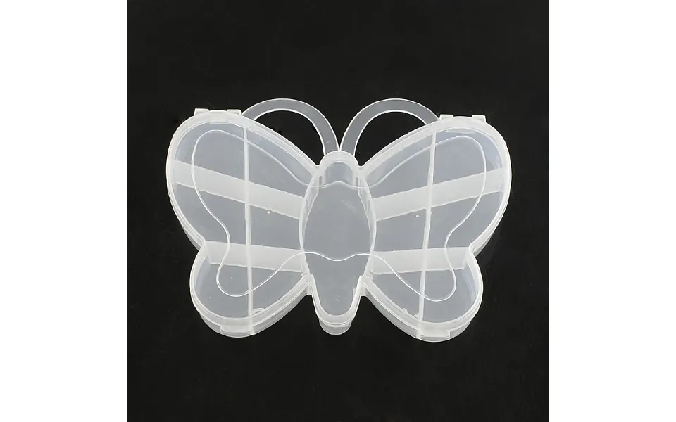 Butterfly Plastic Bead Storage Containers