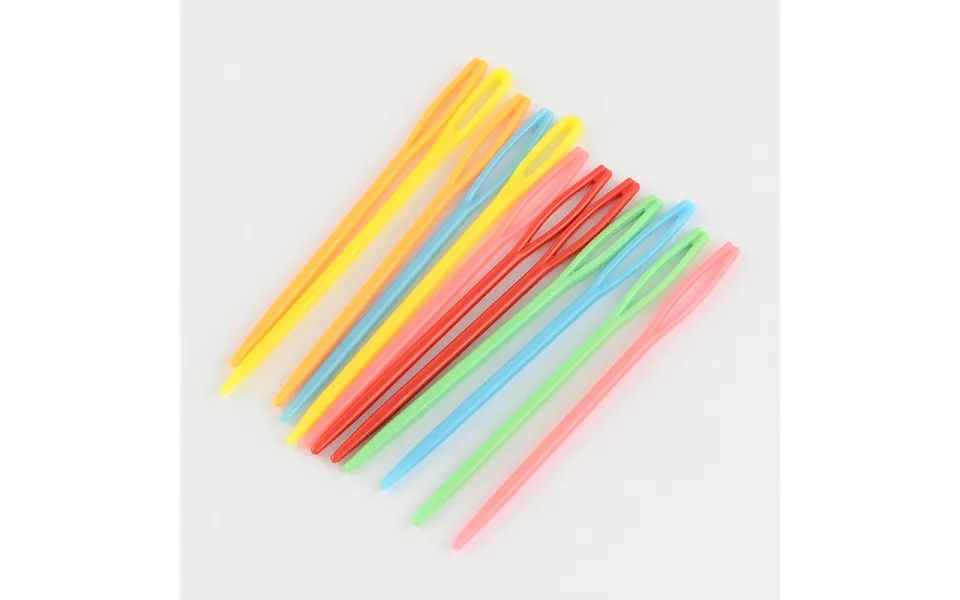 Child Plastic Knit Needles Sewing Knitting Cross Stitch