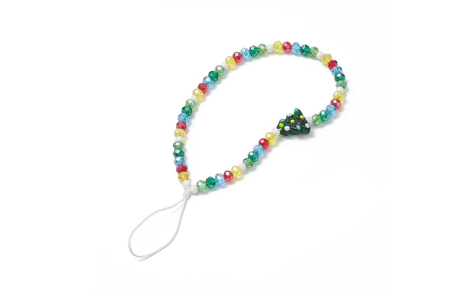 Christmas Glass Beaded Mobile Straps