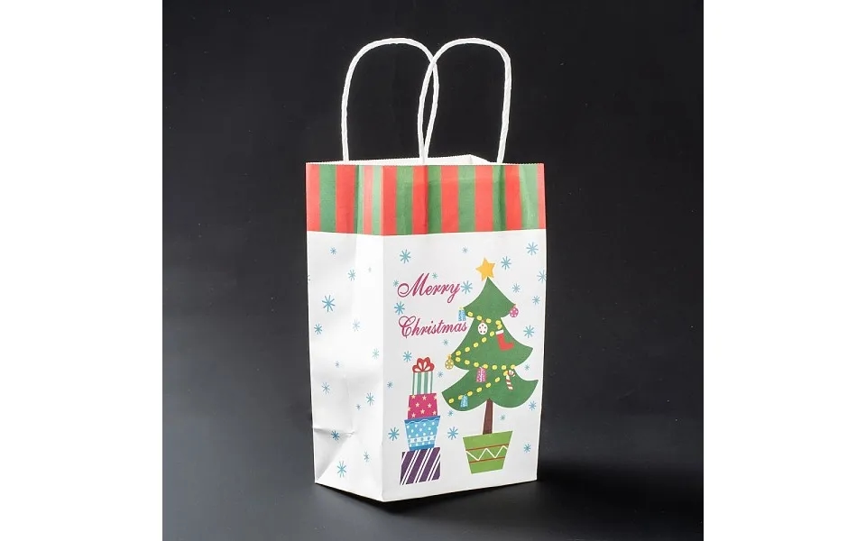 Christmas Theme Kraft Paper Gift Bags