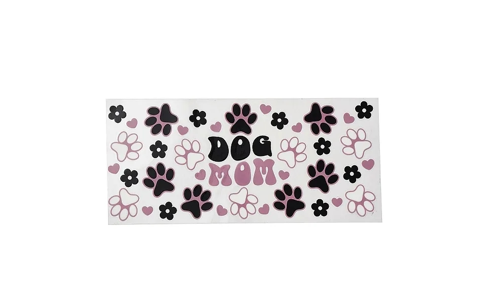 Clear Film Rub On Transfer Stickers For Glass Cups