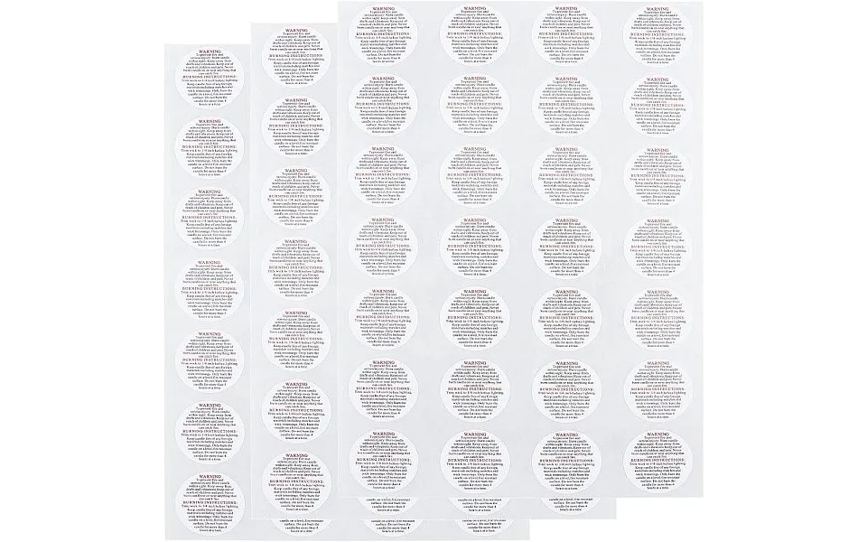 Coated Paper Label Stickers