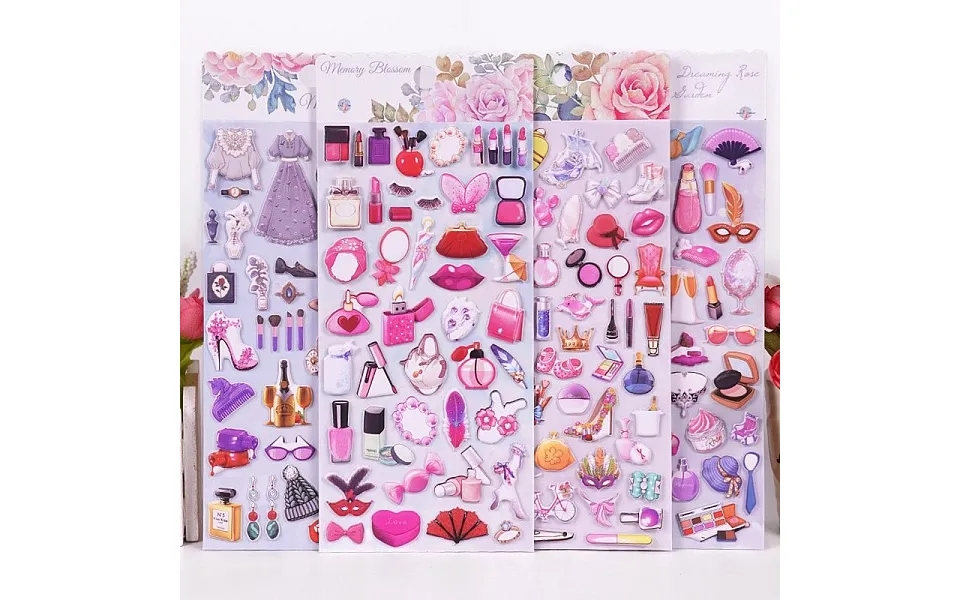 Costume Ball Theme Pvc Self-adhesive Cartoon Stickers